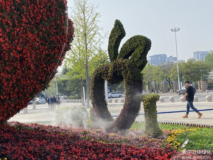 07山東青島膠州市民文化中心五一立體花壇“幸福花開”  (14).jpg